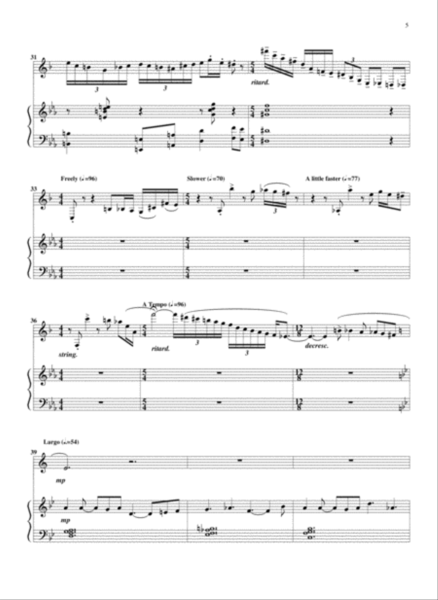 Burnin' Couches Bass Clarinet scores gallery preview page 5