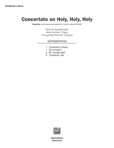 Concertato on Holy, Holy, Holy
