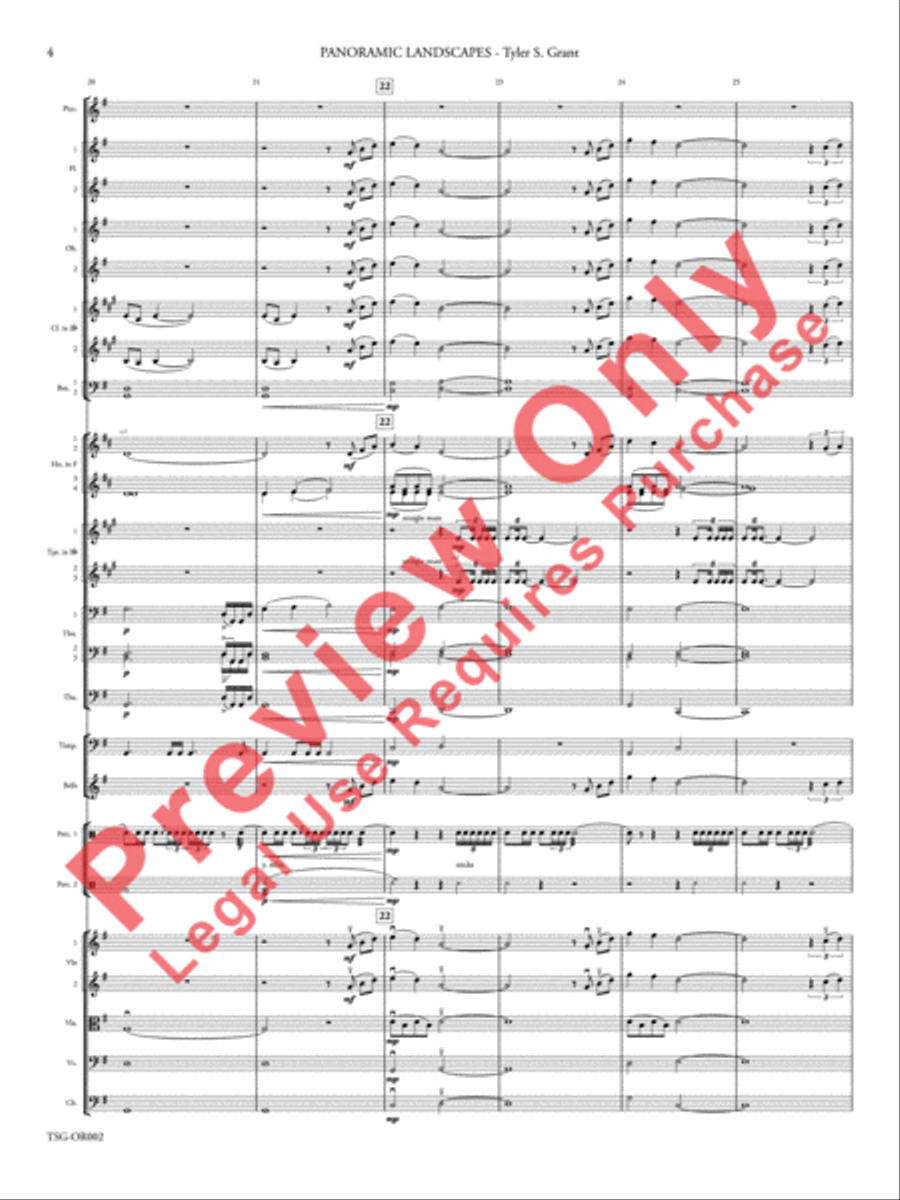 Panoramic Landscapes Panoramic Landscapes Full Orchestra scores gallery preview page 5