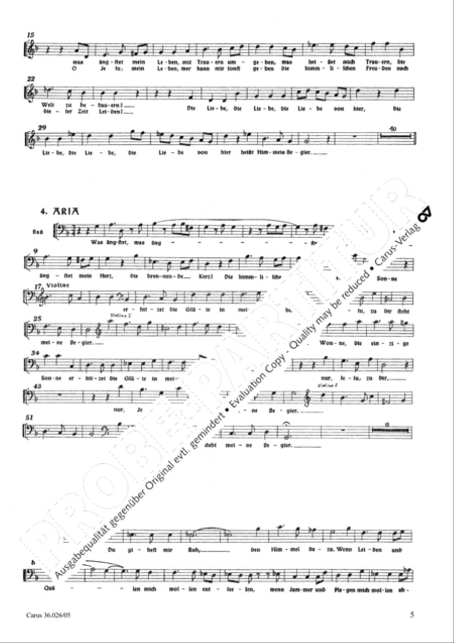 Now I indeed believe (Ich halte es dafur) Choir scores gallery preview page 6
