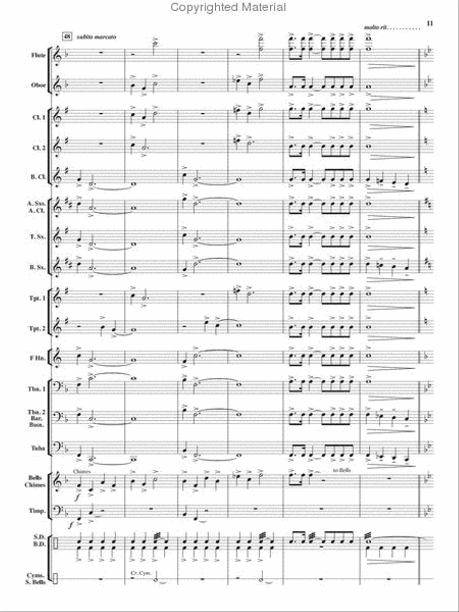 An Angelic Christmas An Angelic Christmas Concert Band scores gallery preview page 10