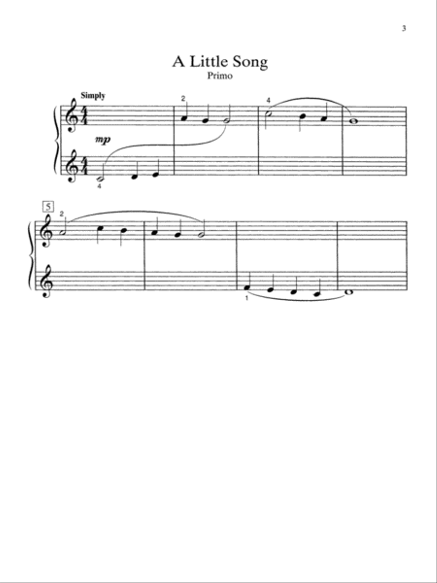 Two at One Piano, Book 1 Small Ensemble scores gallery preview page 4