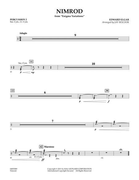 Nimrod (from Enigma Variations) - Percussion 2