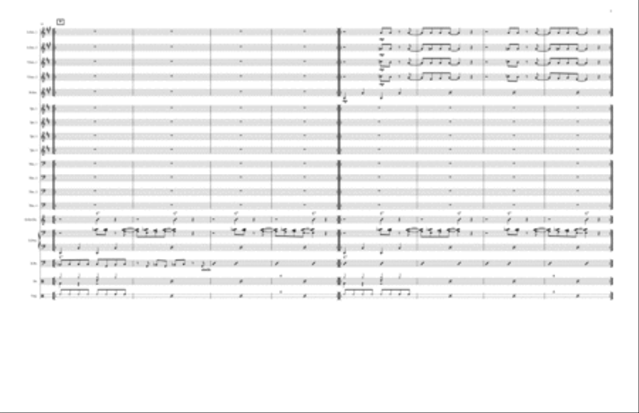 Also Sprach Zarathusta Tenor Saxophone scores gallery preview page 2
