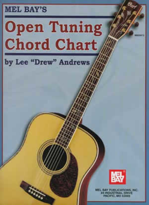 Book cover for Open Tuning Chord Chart