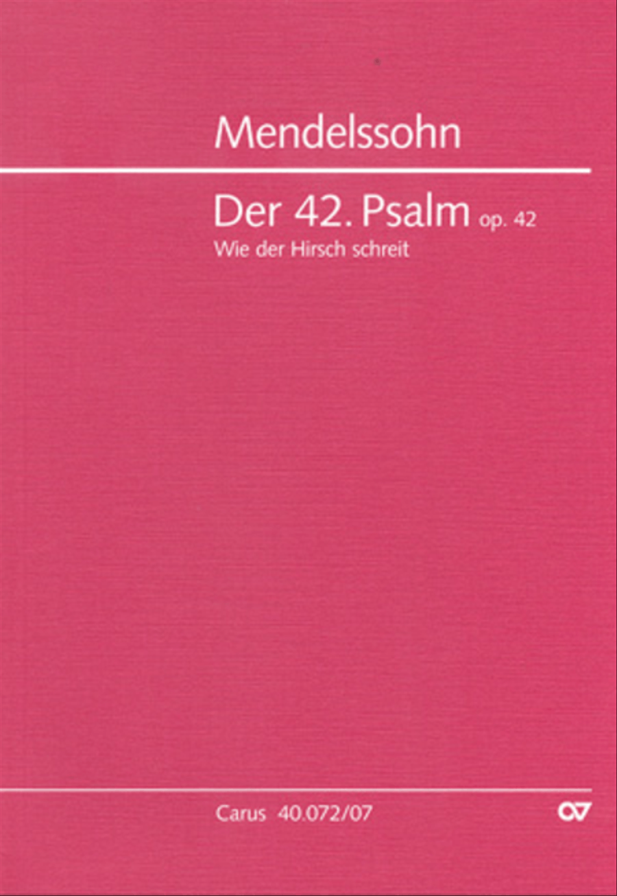Psalm 42 4-Part scores gallery preview page 1