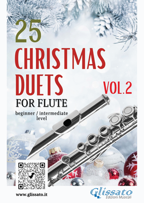 Book cover for 25 Christmas Duets for Flute - VOL.2