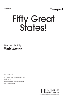 Book cover for Fifty Great States!