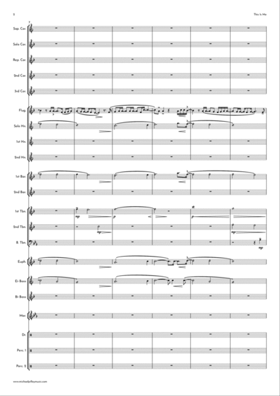 This Is Me Brass Band scores gallery preview page 3
