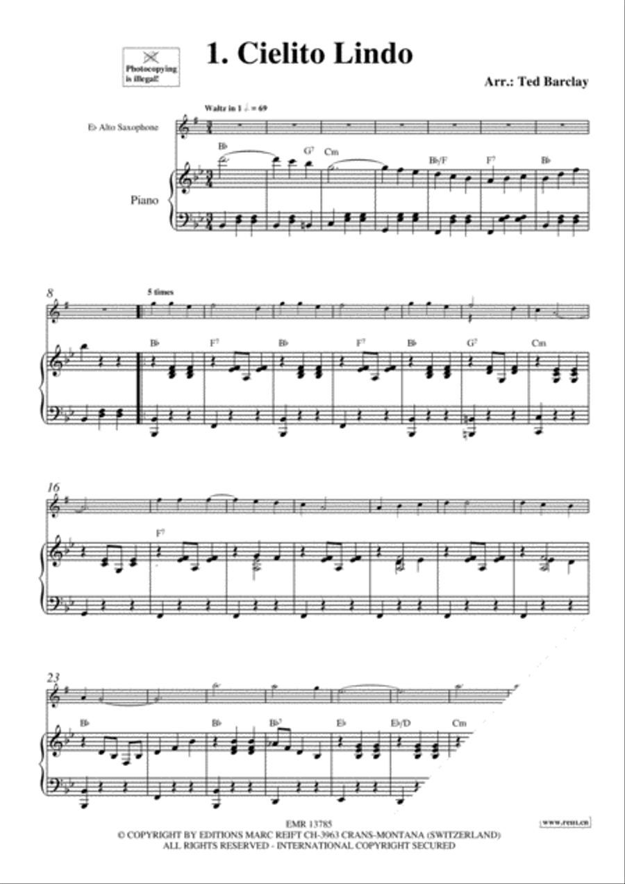 Fun & Easy Hits Volume 1 Alto Saxophone scores gallery preview page 4