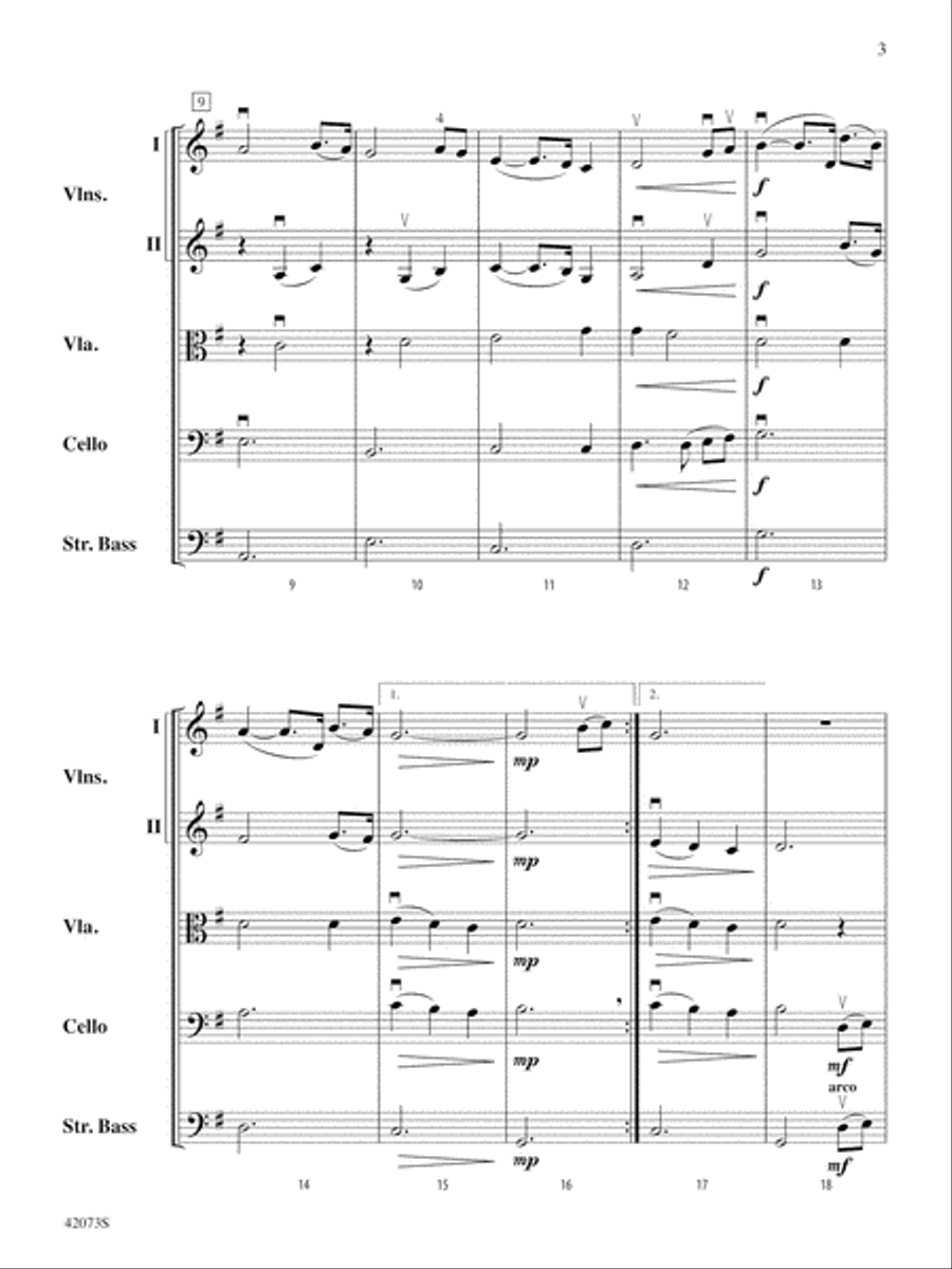 Dark Island: Score Dark Island: Score String Orchestra scores gallery preview page 3