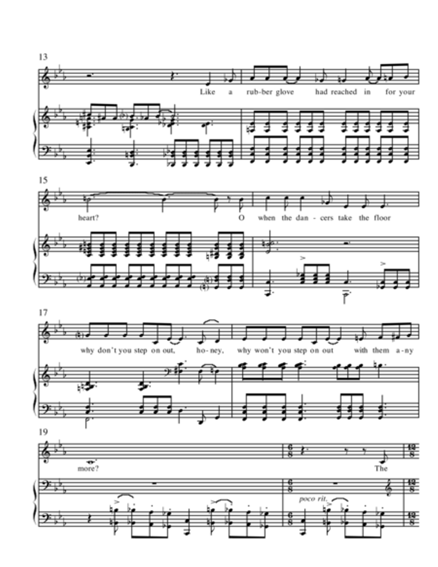 The Sometime Dancer Blues Low Voice scores gallery preview page 3