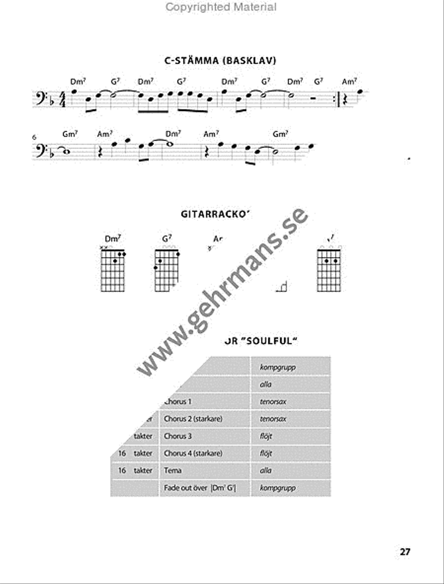 Lar dig improvisera! Bassoon scores gallery preview page 12