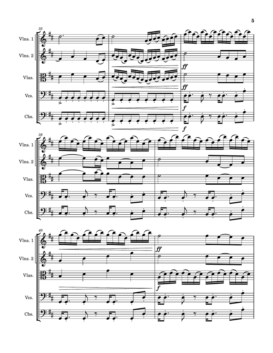 Across Time String Orchestra scores gallery preview page 6