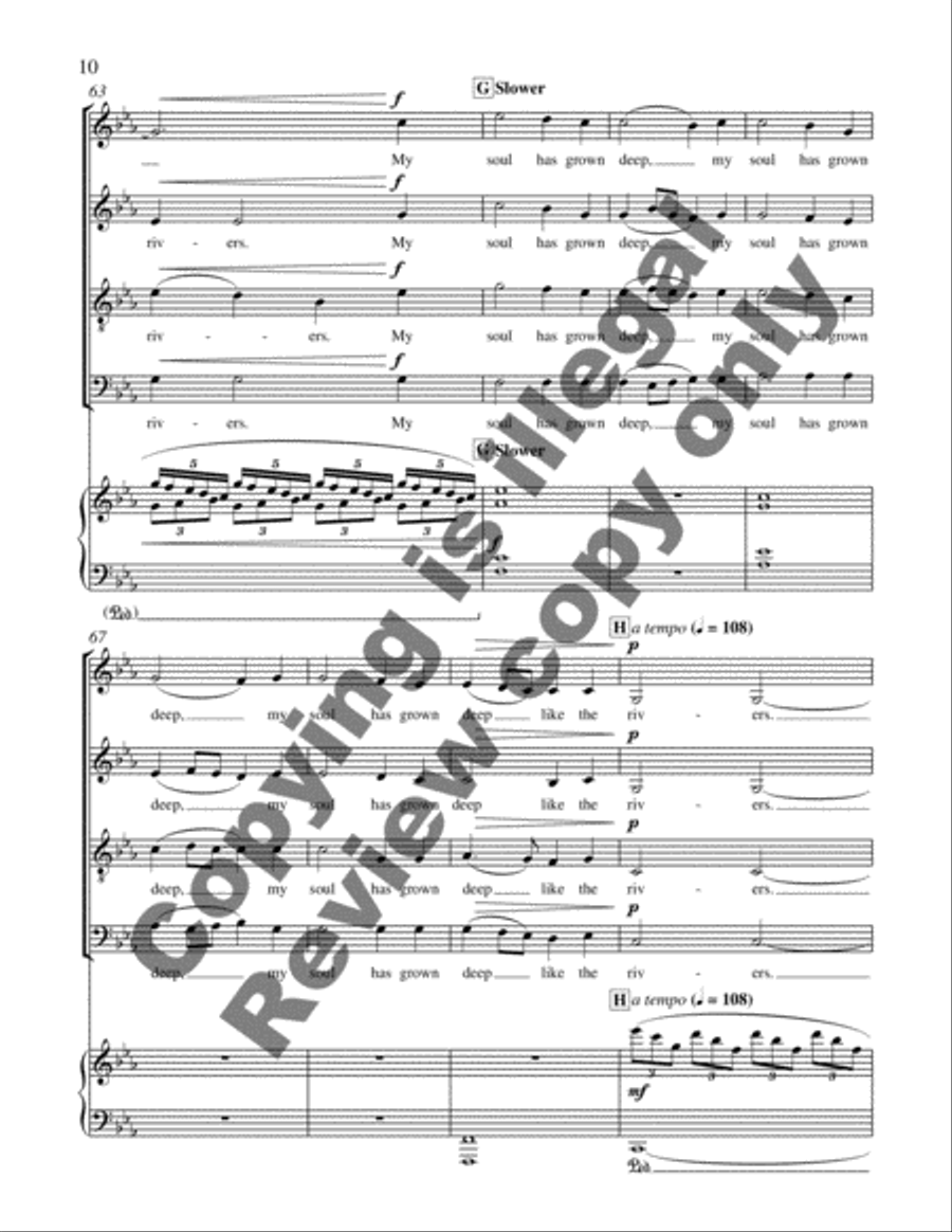 My Soul Has Grown Deep Divisi scores gallery preview page 11