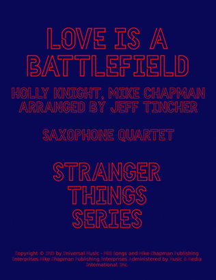 Book cover for Love Is A Battlefield