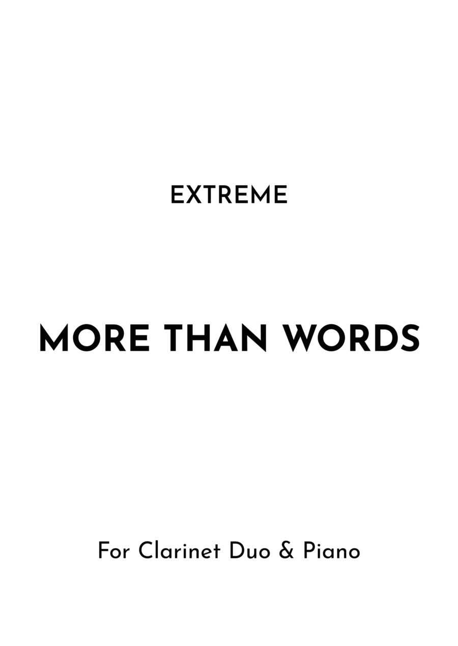 More Than Words Woodwind Duet scores gallery preview page 1