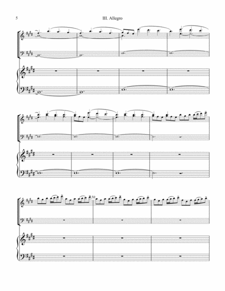 Allegro (iii) from La Primavera (Spring) for piano trio image number null