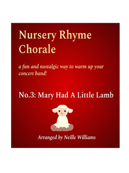 Nursery Rhyme Chorale - Mary Had A Little Lamb image number null