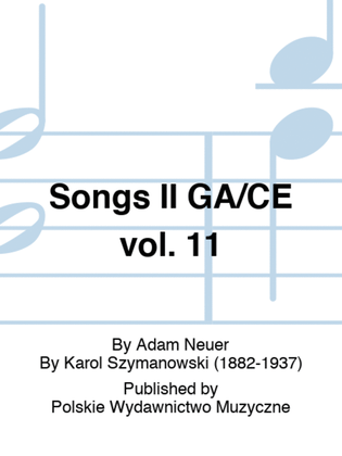 Songs II GA/CE vol. 11