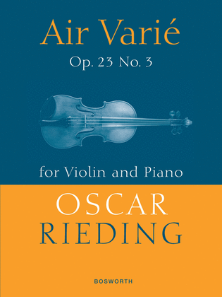 Book cover for Air Varie Op. 23 No. 3