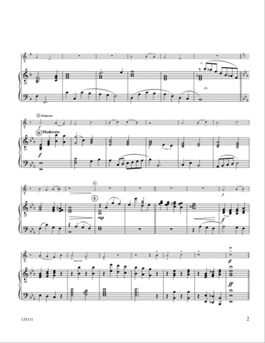 Abide With Me Cornet scores gallery preview page 2