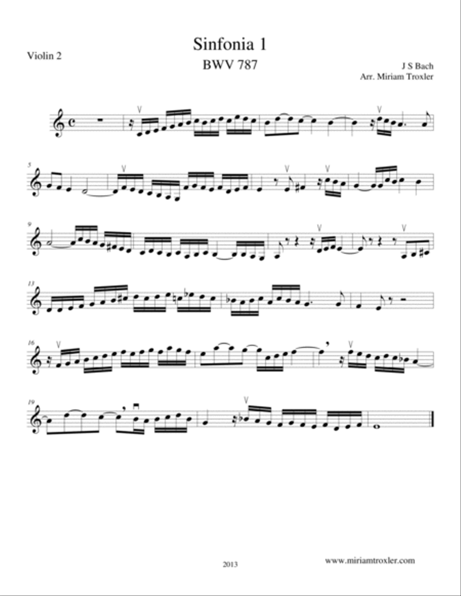 5 Sinfonias for String Trio String Trio scores gallery preview page 6