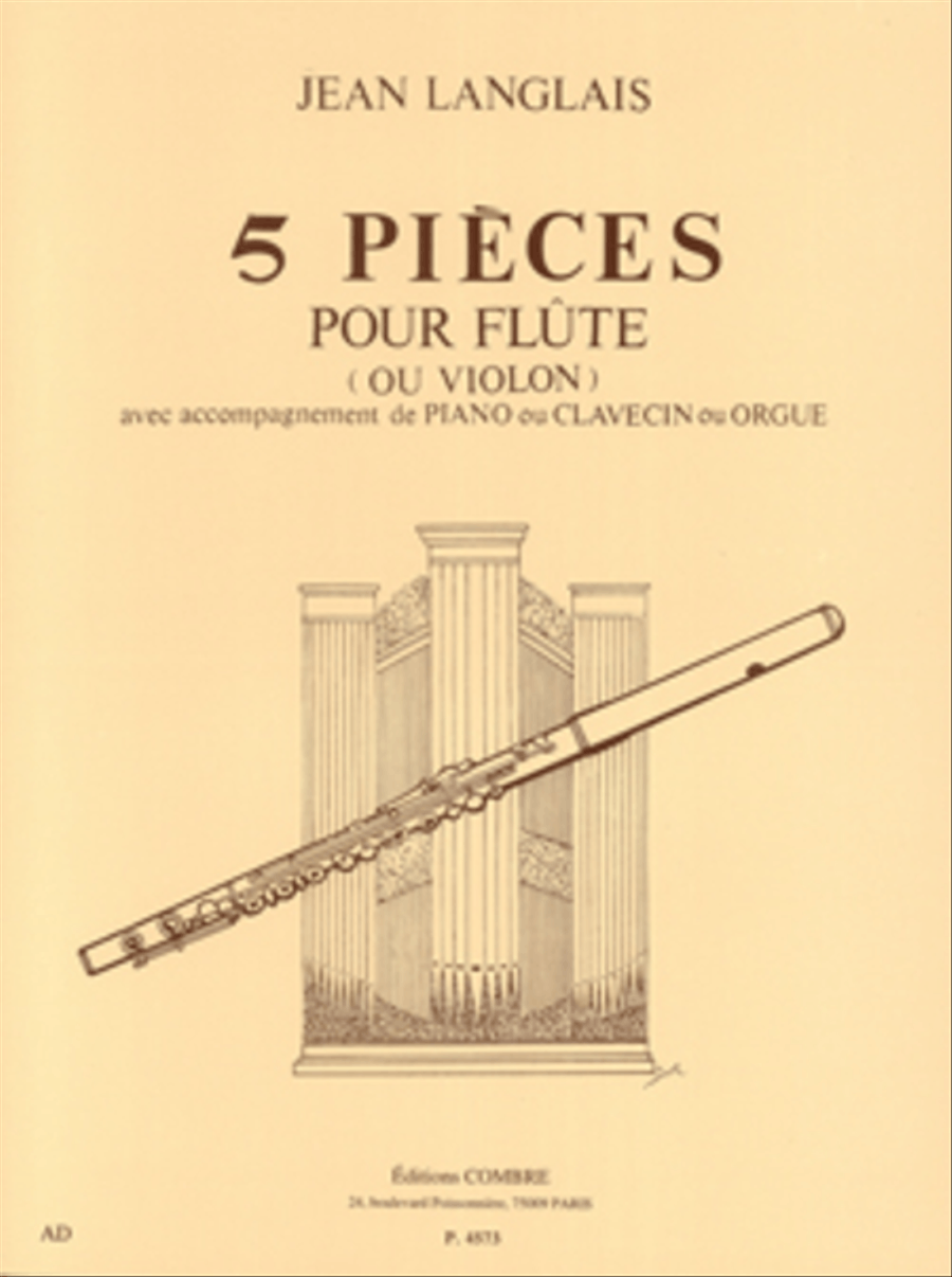Pieces (5) Flute scores gallery preview page 1