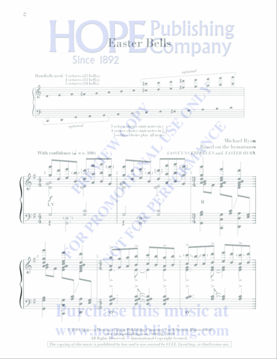 Easter Bells 5-Octaves scores gallery preview page 2