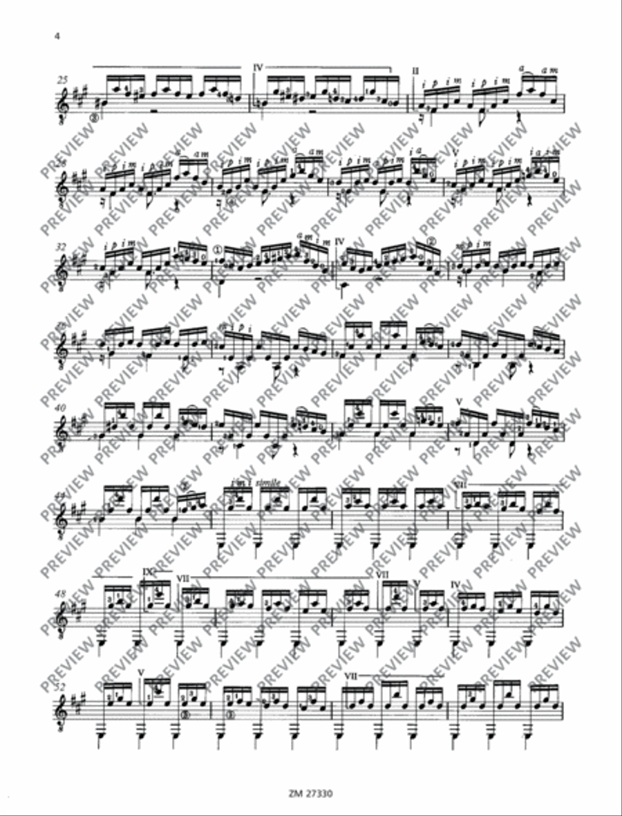 Suite No. 3 Classical Guitar scores gallery preview page 5