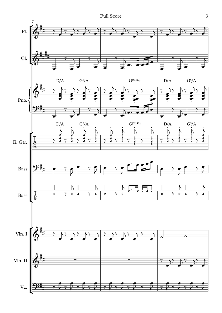 Love Is An Open Door Chamber Orchestra scores gallery preview page 3