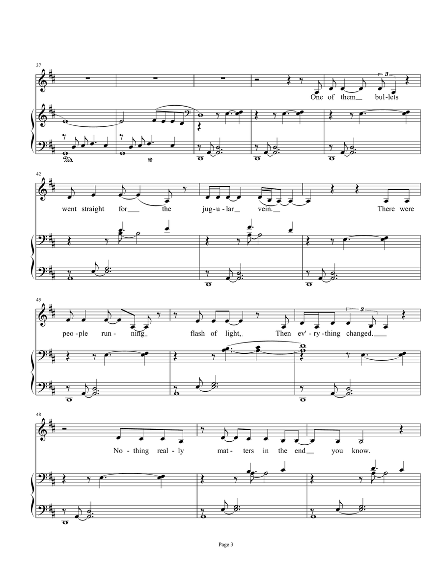 Not Alone Voice scores gallery preview page 3