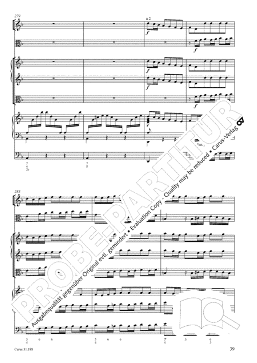 I have placed all my confidence (Ich habe meine Zuversicht) 4-Part scores gallery preview page 40