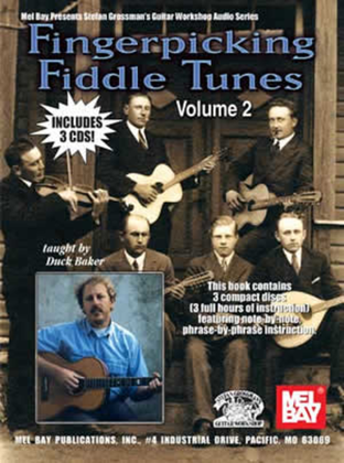 Book cover for Fingerpicking Fiddle Tunes Volume 2