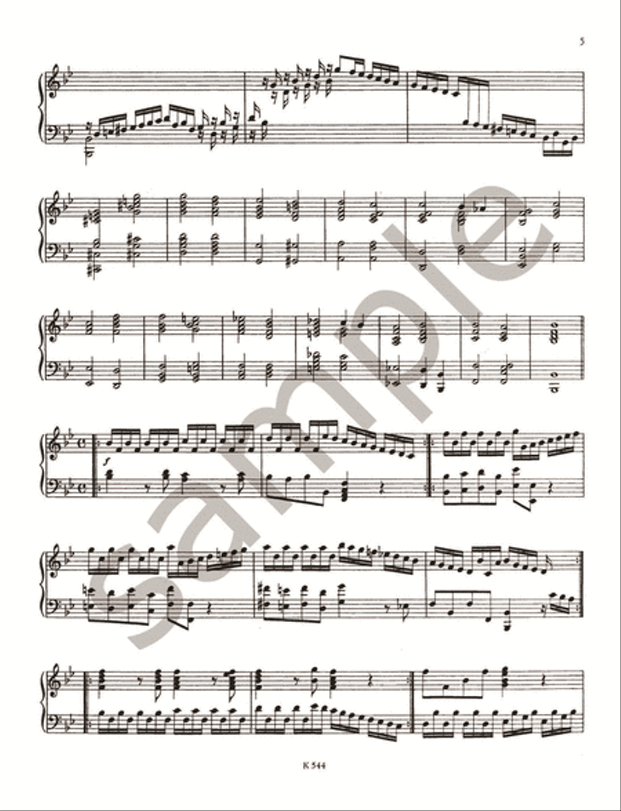 Keyboard Works -- Suites (Second Set) HWV 434-442 Piano scores gallery preview page 5