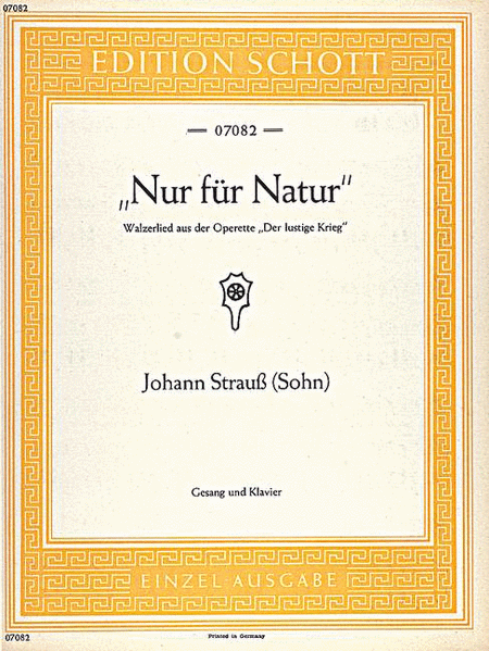Fuer Natur Tenor/piano