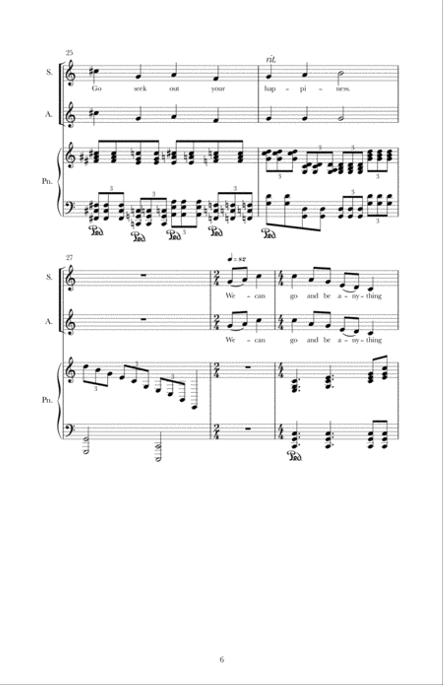 Let Us Go Voice scores gallery preview page 6