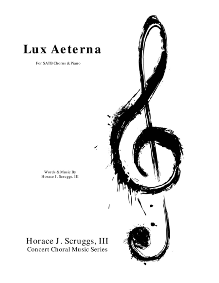 Lux Aeterna Choir scores gallery preview page 1
