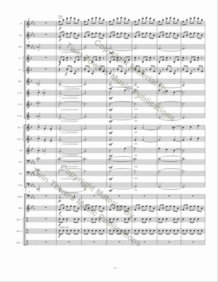 Monuments Monuments Concert Band scores gallery preview page 7