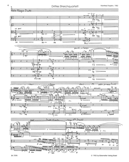 Streichquartett no. 3 (1983)