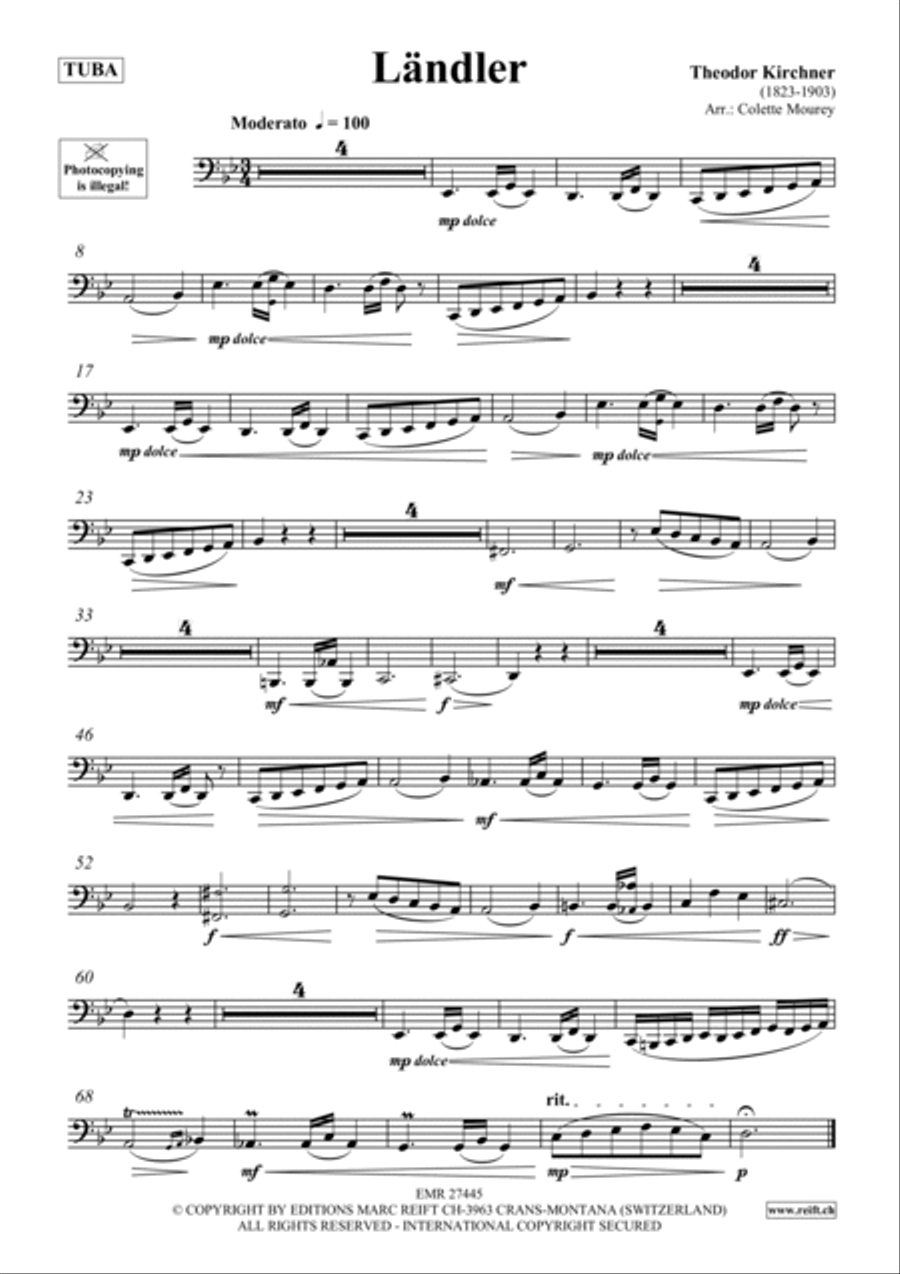 Landler Tuba scores gallery preview page 2