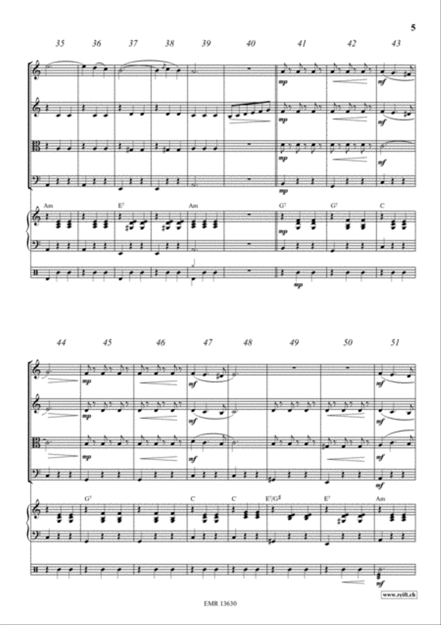 Donauwellen String Quartet scores gallery preview page 5