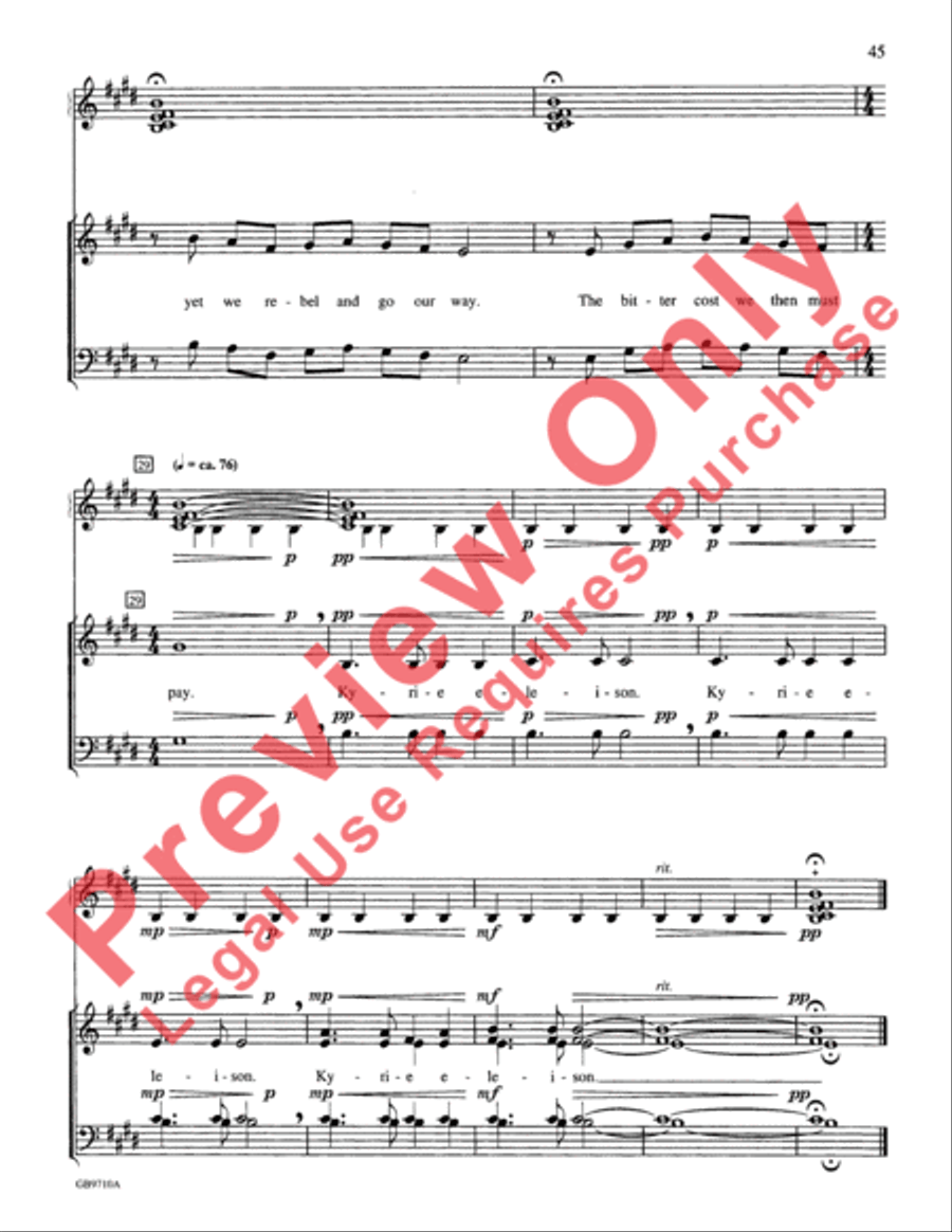 A Festival of Lessons and Carols Choir scores gallery preview page 46