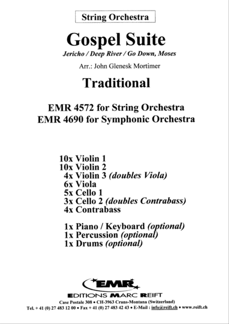 Gospel Suite Gospel Suite String Orchestra scores gallery preview page 2