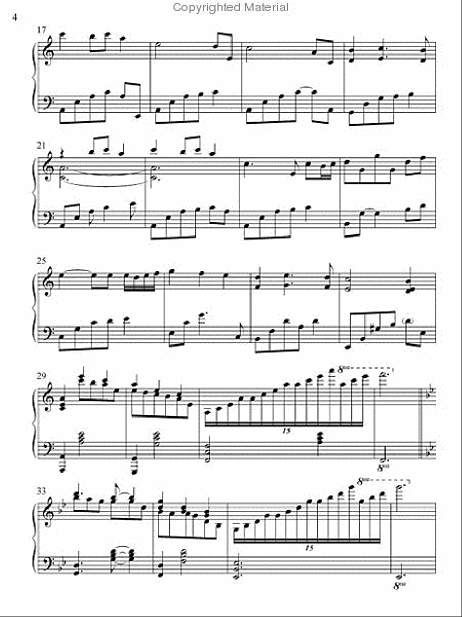 Star of Wonder Piano Solo scores gallery preview page 3