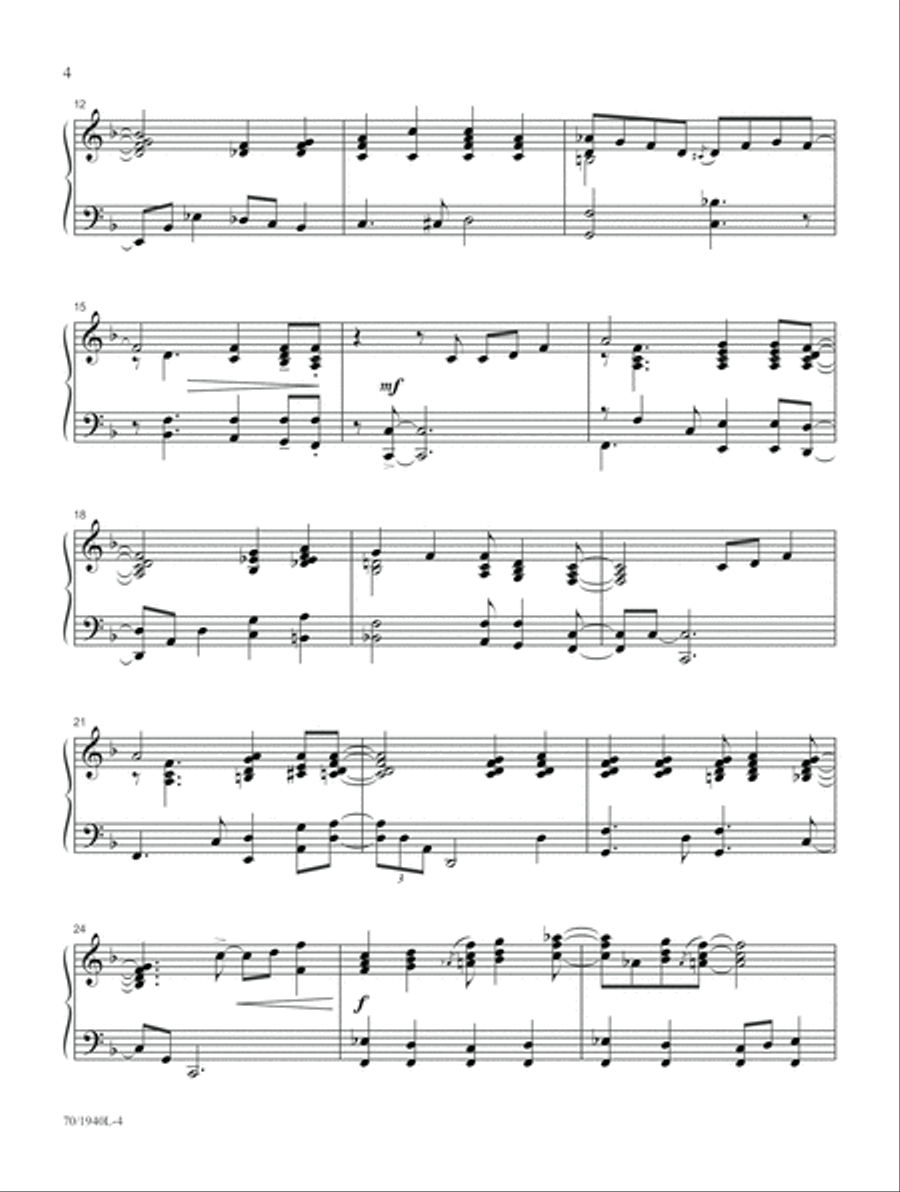Mark Hayes Miniatures (Digital Delivery) Piano Solo scores gallery preview page 4