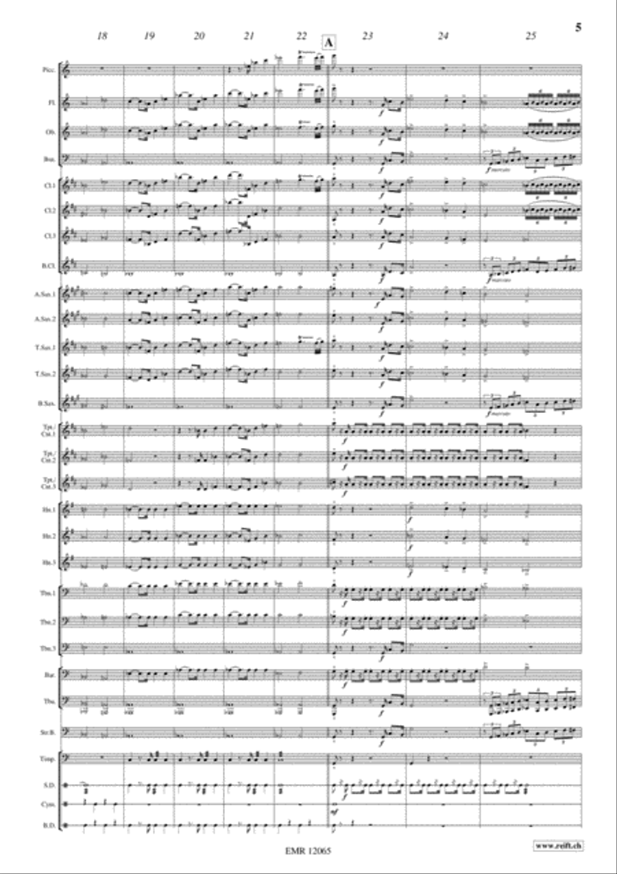 Lyon Concert Band scores gallery preview page 6