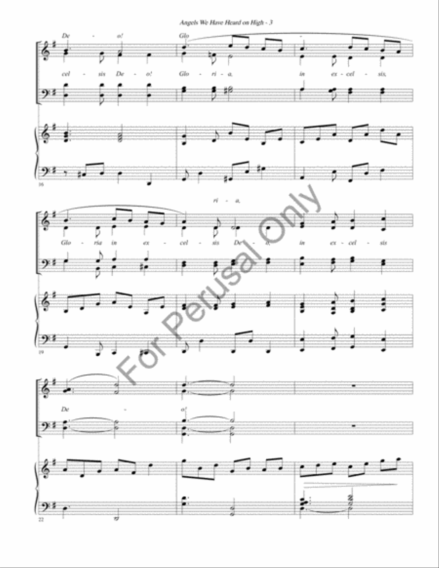 Angels we have heard on high Divisi scores gallery preview page 4