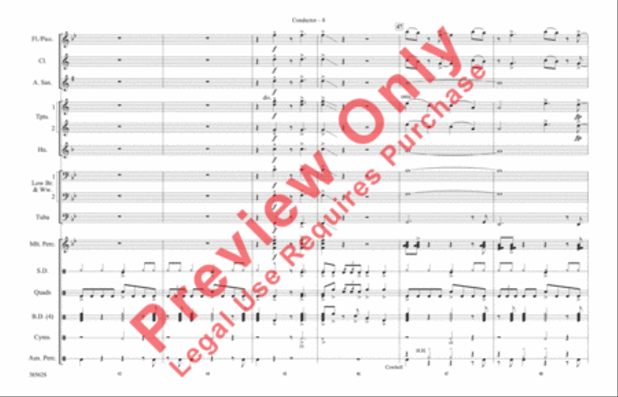 When We Stand Together When We Stand Together Marching Band scores gallery preview page 9