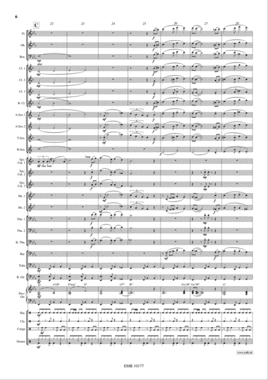 Tango Tango Concert Band scores gallery preview page 7